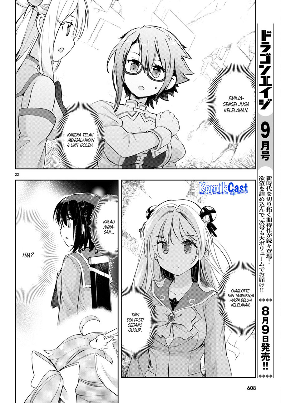Kenshi wo Mezashite Nyuugaku shita no ni Mahou Tekisei 9999 nan desu kedo!? Chapter 65 Bahasa Indonesia
